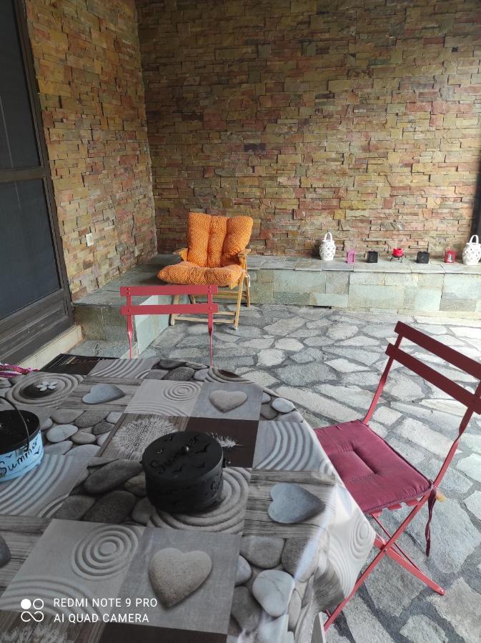 Villa Detached House In Sykia Esterno foto