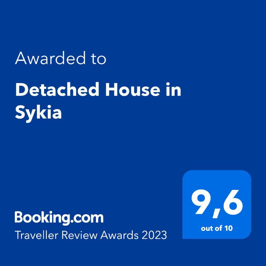 Villa Detached House In Sykia Esterno foto